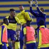 بالصور : النصر يستبدل ودية الرائد بمناورة كروية وماركينيوس يكثف اللياقة