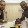 ثنائي النصر يطمئنان على صحة سعود حمود