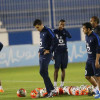 الهلال يغلق تدريباته للقاء النهضة والعابد يؤدي مران لياقي