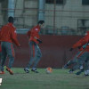 الرائد يعاود تدريباته على فترتين صباحية و مسائية