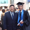 الخميس يحتفل بتخرج ابنه نواف من جامعة تكساس الامريكية