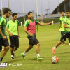 بالصور : الاهلي يستعد لوديته أمام المنتخب العسكري القطري