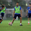 الهلال يؤدي مرانه الأخير قبل ودية الجيش القطري