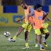 بالصور..النصر يبدأ الاستعداد لمباراة الرائد