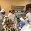 مشرف المنتخبات السنية يزور الشملان بعد إجراء عمليته الجراحية