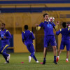 بالصور : تكتيك هجومي في تدريبات النصر للقاء الفيحاء والجبرين يتدرب على مدرجات الملعب