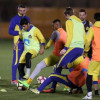 بالصور : النصر يغلق تدريباته للأهلي وجهاز جديد لتدريب حراس المرمى