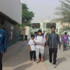 برنامج المشي الرياضي بعنوان *صحتي في خطوتي* بمدرسة عمار بن ياسر الابتدائية