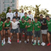 بالصور : منتخب الشباب يصل إلى سيؤون ويؤدي مرانًا استرجاعيًا