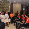 بمناسبة تأهلهم إلى الدرجة الأولى .. الوردي يحتفي بفريق السلة بنادي الجوف