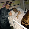 حارس أحد عز الدين دوخه يغادر المستشفى بعد الاطمئنان على اصابته