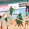 ضمن البطولة الآسيوية التاسعة عشره في البحرين ،، اخضر الطائرة يتجاوز باكستان بثلاثية