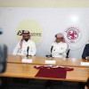 في مؤتمراً صحفياً إدارة النادي الفيصلي تدشن عقد الرعاية مع شركة الوفاق لتأجير السيارات