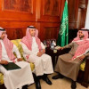 الامير فيصل بن فهد يجتمع بمدير عام نادي الفروسية بحائل