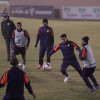 الفيحاء يواصل تدريباته اليومية على ملعب النادي