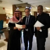 القنصلية المصرية تكرم عبدالعزيز الدوسري والنباط