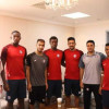 رئيس العدالة المضحي وعدد من اللاعبين يشاركون في حملة التبرع قطرة دم في سبيل الوطن