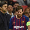 بوتشيتينو يكشف عن رأيه في رحيل ميسي عن برشلونة
