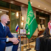 سمو وزير الرياضة يستقبل وزير الرياضة في الاتحاد الروسي