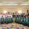 سمو وزير الرياضة يستقبل أبطال العرب