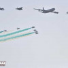 بالصور: القوات الجوية تقدم استعراضاً جوياً بمناسبة اليوم الوطني 91