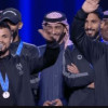 فيديو..ميشايل يغني بالعربية في احتفالات الهلال بفضية العالم
