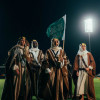 الزي السعودي وركوب الخيل حاضران في احتفالات الاهلي بيوم التأسيس