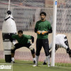 ملعب الرياض يجهز الاخضر للتانغو وحضور إعلامي كبير في التدريبات