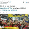 بالصور: سيدني الاسترالي يدعم النصر في مواجهة الهلال!