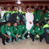 بعثة الأخضر الأولمبي تصل إلى الرياض والنويصر يهنئ اللاعبين
