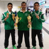 ذهبية وفضية للاعبي الوطني مع منتخب الكاراتيه