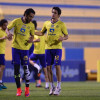 النصر يستأنف تدريباته بعد عودته اوزبكستان