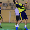 بالصور : تدريبات تكتيكية تجهز التعاون للقاء النصر