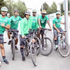 بالصور : الدراجات الهوائية ترفع المعدل اللياقي للاعبي الاهلي