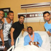 في بادرة رائعه نجوم الشباب في زيارة للاعب النصر المصاب