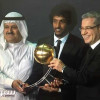 جائزة افضل لاعب خليجي جلوب سوكر للسعودي ياسر الشهراني
