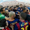 فيديو.. برشلونة يحتفل بالليغا الـ24 في تاريخه
