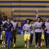 بالصور : مران لياقي وتكتيكي للاعبي النصر بمتابعة إدارية وشرفية