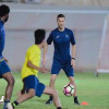 التعاون يستعد لمواجهة الاتفاق بتدريبات تكتيكية
