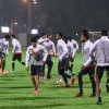 الشباب يجري مرانه الرئيس ” الباطن”