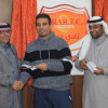 العنزي ﻳﺴﻠﻢ لاعبي عرعر ﻣﻜﺎﻓﺄﺓ ﺍﻟﻔﻮﺯ ببطولة الحدود الشمالية