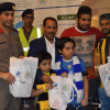 الدفاع المدني يحتفل بيومه العالمي على هامش كلاسيكو الاتحاد و الهلال