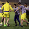 النصر يواصل تدريباته وكارتيرون يقرر اغلاق ودية الشعلة
