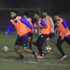 هجر يتدرب على فترتين بمتابعة رئيس النادي