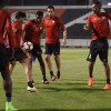 بالصور : مران ترفيهي خفيف يجهز الشباب للقاء الهلال