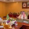 نائب أمير الجوف يلتقي بمدير عام البريد السعودي بالمنطقة