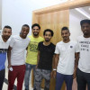تجمع أعضاء الفريق الأول لكرة القدم بنادي الفيحاء
