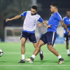 بالصور : الهلال يؤدي مرانه الرئيسي للإتحاد ويغادر الى جدة