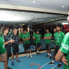 حصة تدريب صباحية للاعبي الأخضر في الصالة المغطاة