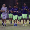الامطار تحول تدريبات الاهلي الى مركز الامير عبدالله الفيصل